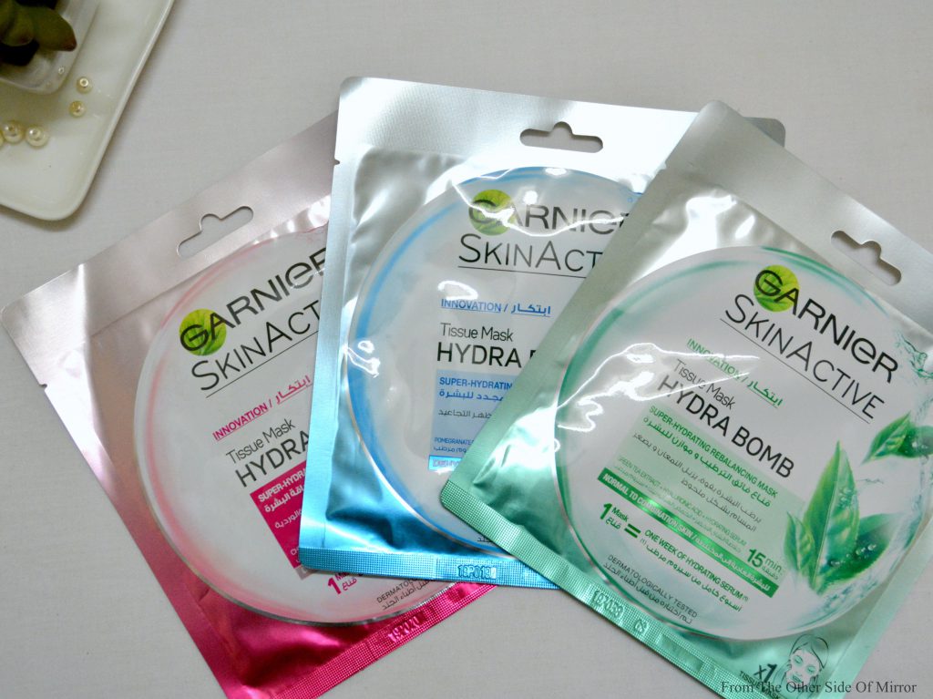 One week of hydration with Garnier Hydra Bomb Tissue Masks – Review